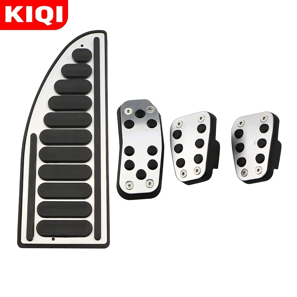 Car Accessories Car Pedals Pedal Cover Racing Pedals For Ford Fiesta MK7 2009-2015 AT MT Accelerator Gas Pedal Cover Aluminium Alloy Rubber