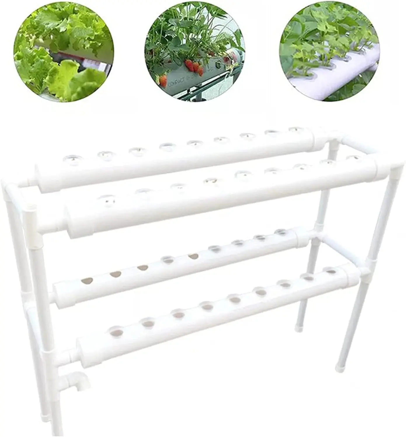 Hydroponics-Anbausystem mit 36 Pflanzenräumen, 2 Schichten, Hydroponics-Gartensystem-Wachstumsset, Pflanzenanbausysteme – Detail 2