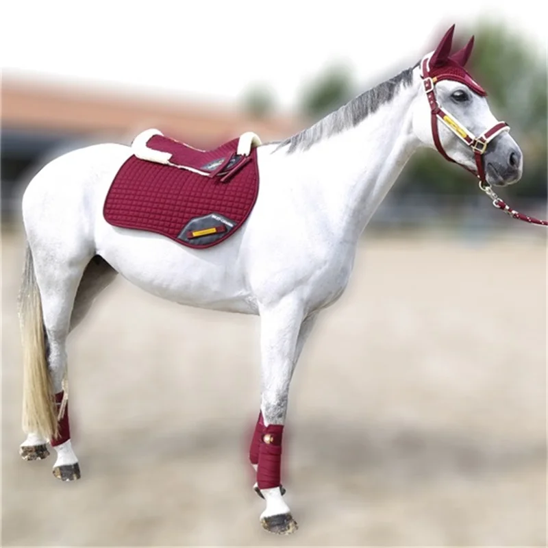 3D sweat-wicking saddle pad Shock absorbing saddle pad Horse equipment Shock absorbent saddle pad for riding horse 8210098 4