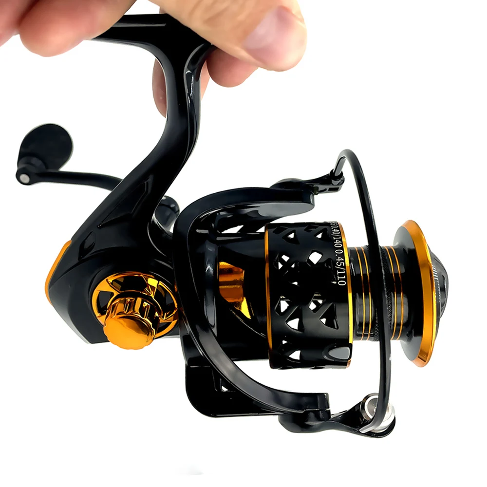 Carp Spinning Reel Deep Spool for Bass Fishing Reels 5.2:1 Gear Ratio  Smooth Freshwater Outdoor Sports LURE Fishing Tackles LAKE