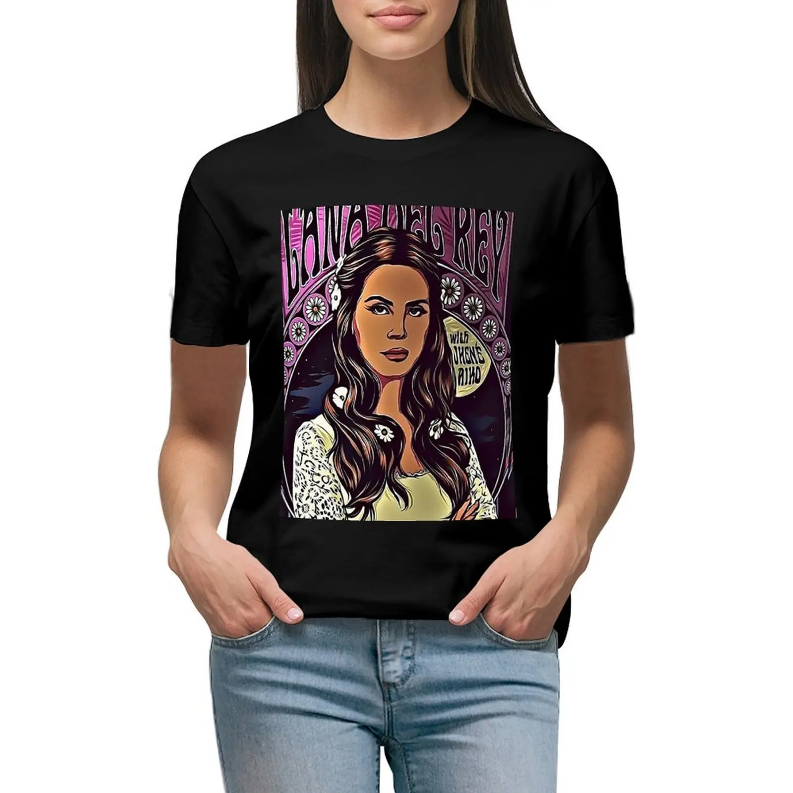 

del T-shirt kawaii clothes Blouse Womens clothing