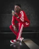 Mens Training Tracksuits Sets Gym Kits Sportswear Red Breathable Tops With Cargo Pants Fitness Jogging Sport Suits Running Sets 6