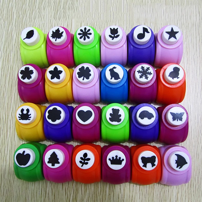 1Pcs Mini Scrapbook Punches Handmade Cutter Card Craft Calico Printing DIY Flower Paper Craft Punch Hole Puncher Shape paper cutter hole punching tools paper craft punch paper punch