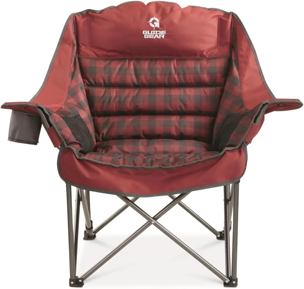 Guide Gear Oversized XL Padded Camping Chair, Portable, Folding, Large Camp Lounge Chairs for Outdoor, Adults, Men and Women 2