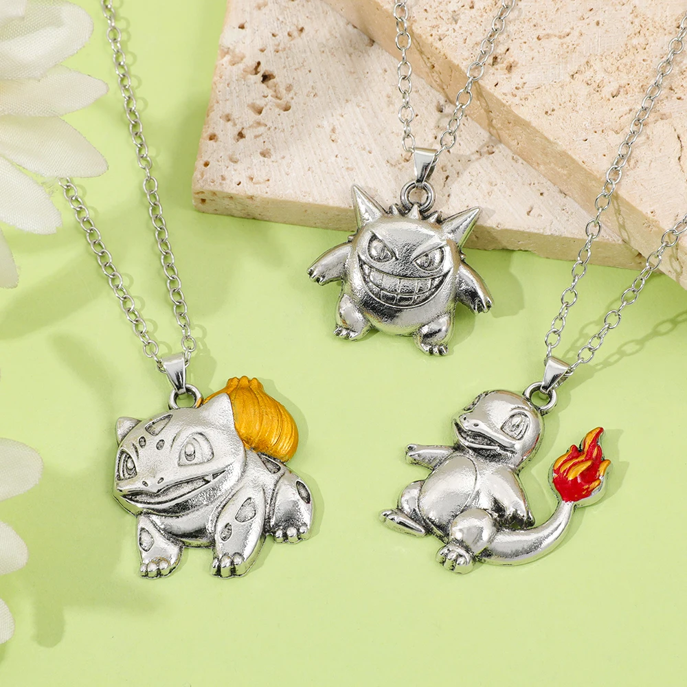 Anime Monster Charm Necklace Featuring Trendy Characters