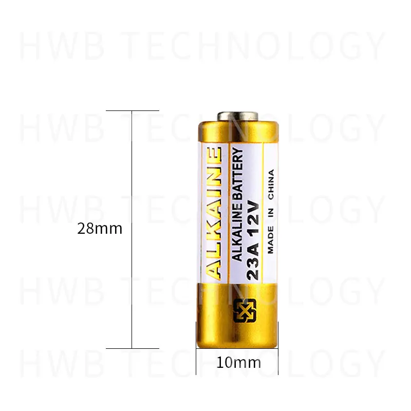 Small Battery 23A 12V 21/23 A23 E23A MN21 MS21 V23GA L1028 Alkaline Dry Battery 4pcs/Lot