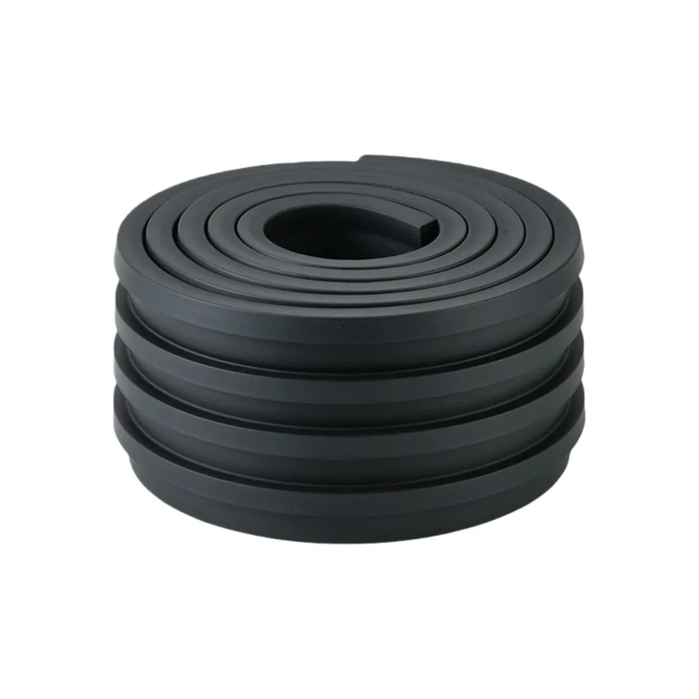 3 Meter Imitation Grille Wall Sticker NBR Foam Waterproof Fluted Wall Panel Moisture-proof Self-adhesive Fluted Wall Trim