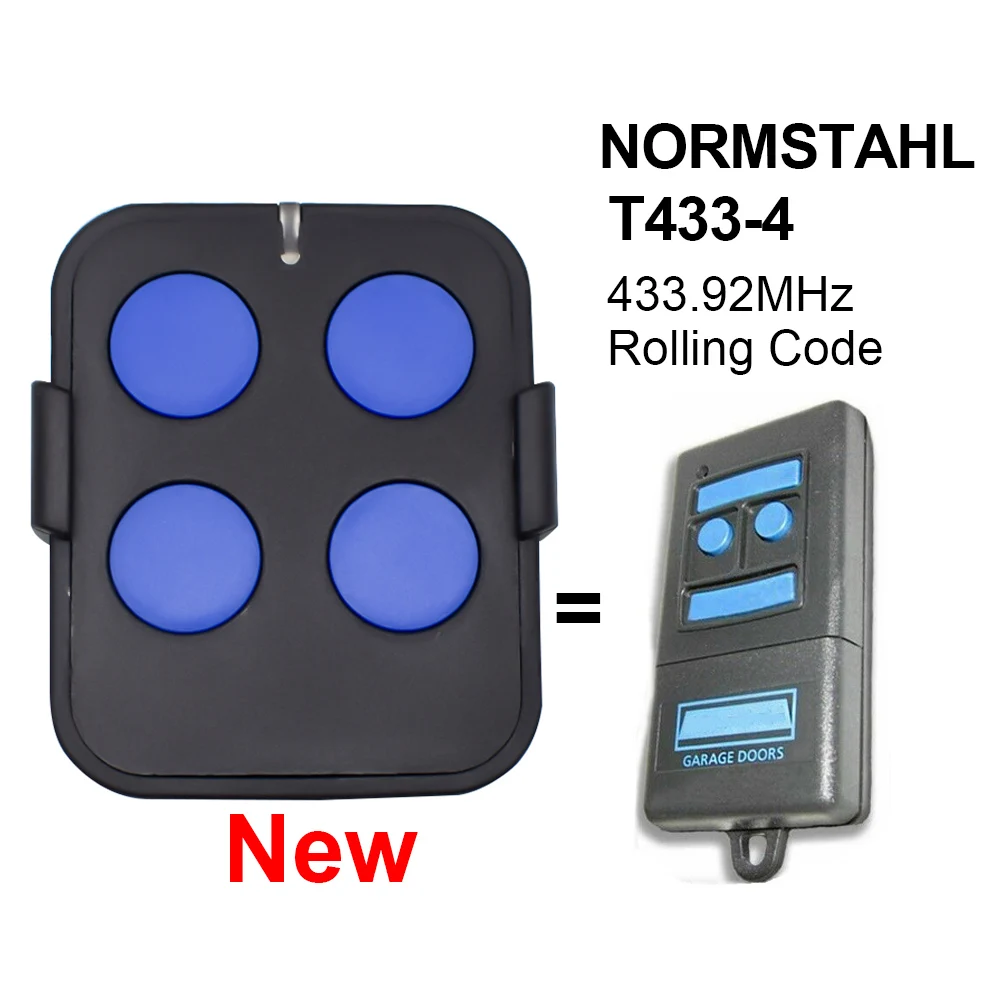 2 Telecomandi 433,92 MHz Per Porte Garage – Ricambio Compatibile Con Standard Steel EA433 2KS, 4KS, RCU 433 E T433-4