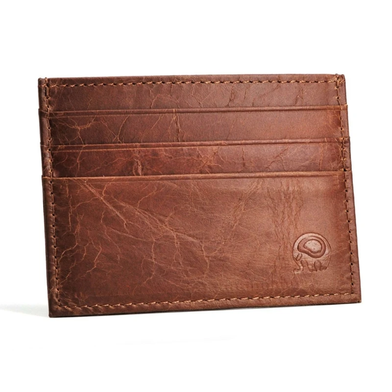

Large Capacity Wallet RFID Blocking Men Women Leather Wallet Card Holder E74B