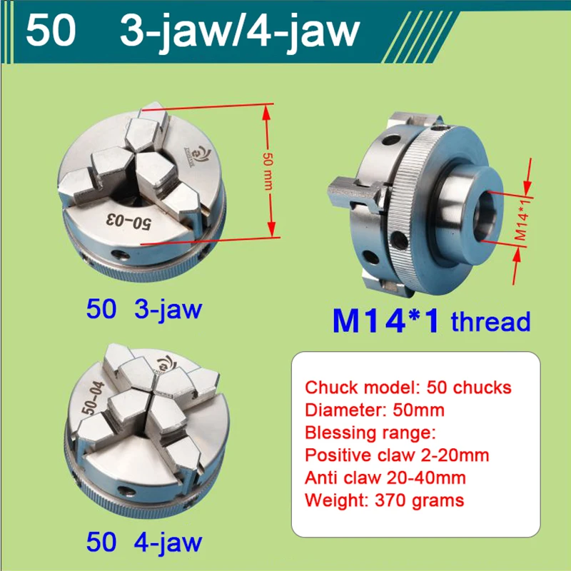 Spankop, draaibank, draaibank, deelapparaat, mini 4 klauwvoer, set