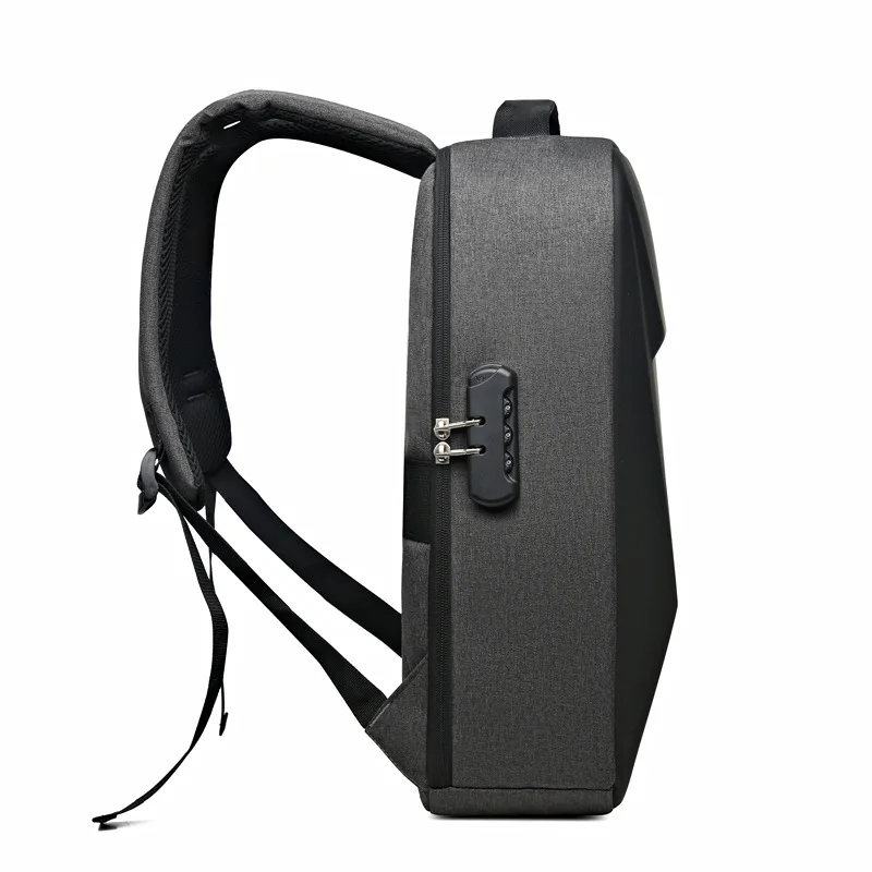 Backpack Bag Business Men's Waterproof Travel Fashion Multi-Function Computer Schoolbag New EVA Hard-Shell Casual Rechargeable