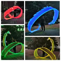 Red Green Light Dragon Dance For Children Adults Chinese Funny Fitness Dragon Set New Year Traditions Activities Festival Gifts 1