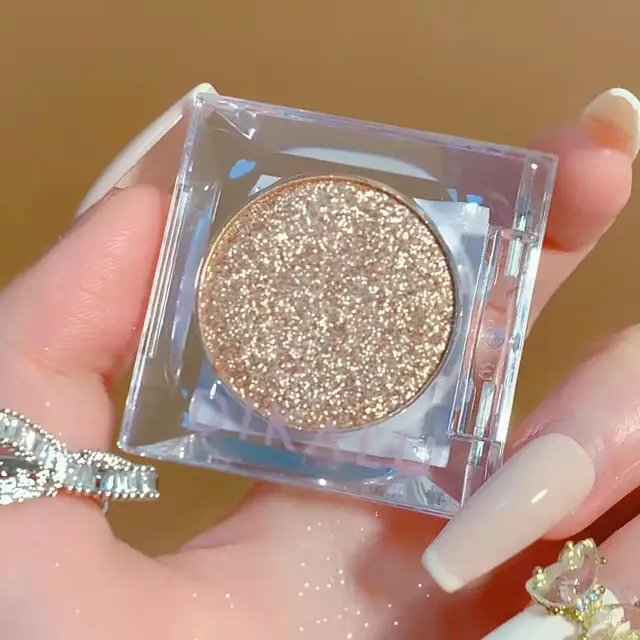 Single Color Shiny Glitter Eyeshadow Pallete Mini Travel Size eye shadow palette rare beauty cheap korean makeup Cosmetics