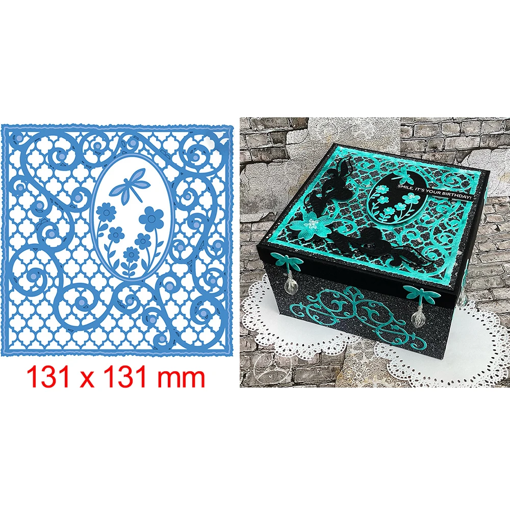 Flourish Garden Metal Cutting Dies for DIY Scrapbooking and Cardmaking