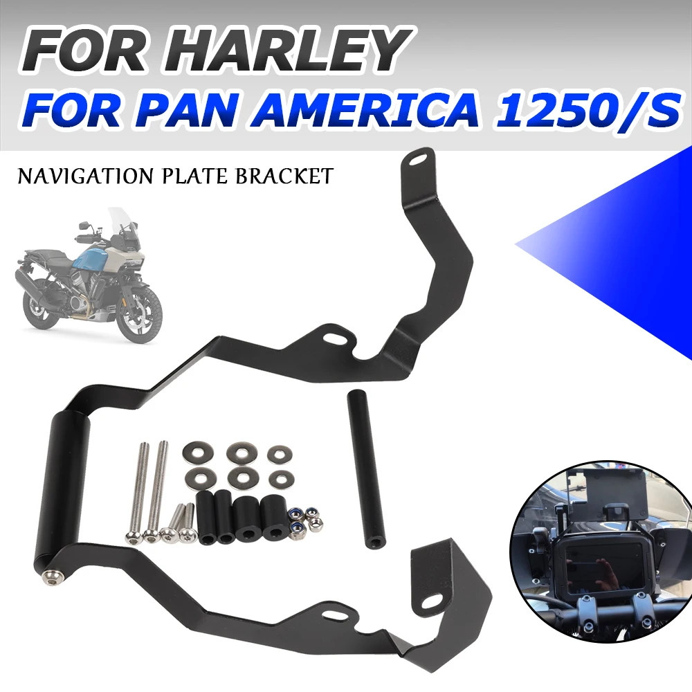 

Motorcycle Windshield Mobile Phone Stand Holder For HARLEY PAN AMERICA 1250 S 1250S PANAMERICA 1250 GPS Navigation Plate Bracket