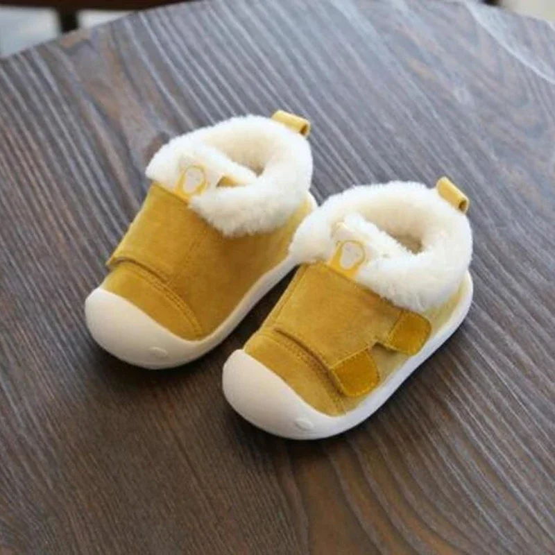 Infant Toddler Boots Winter Baby Girls Boys Snow Boots Warm Plush Outdoor Soft Bottom Non-Slip Children Boots Kids Shoes