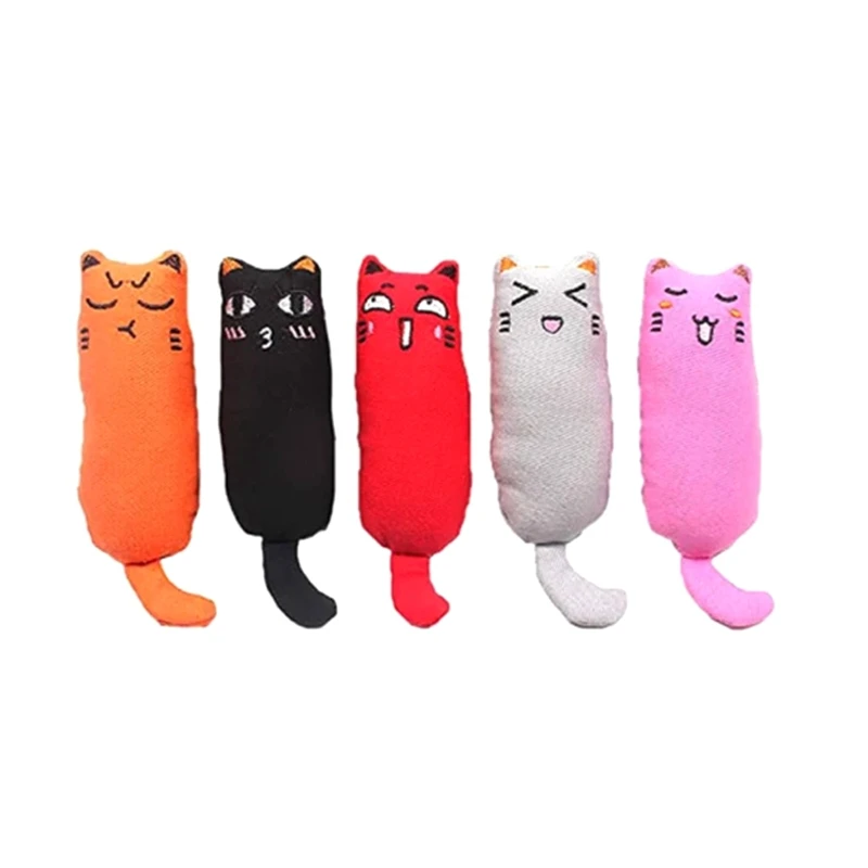 

Детская игрушка С Кошачьей Мятой, товары для кошек, милые игрушки для котят, зубы, шлифовальные кошачьи плюшевые подушки для большого пальца, замена подушки