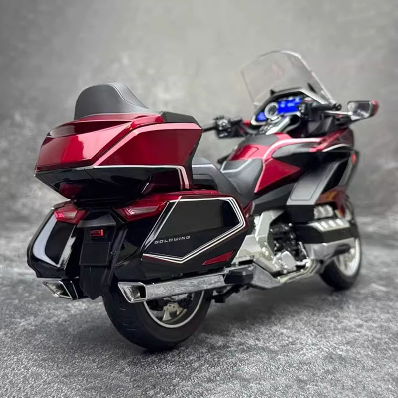 LCD 1/12 Golden Wing GL1800 Simulation Alloy Motorcycle Model Collection Model Ornament 5