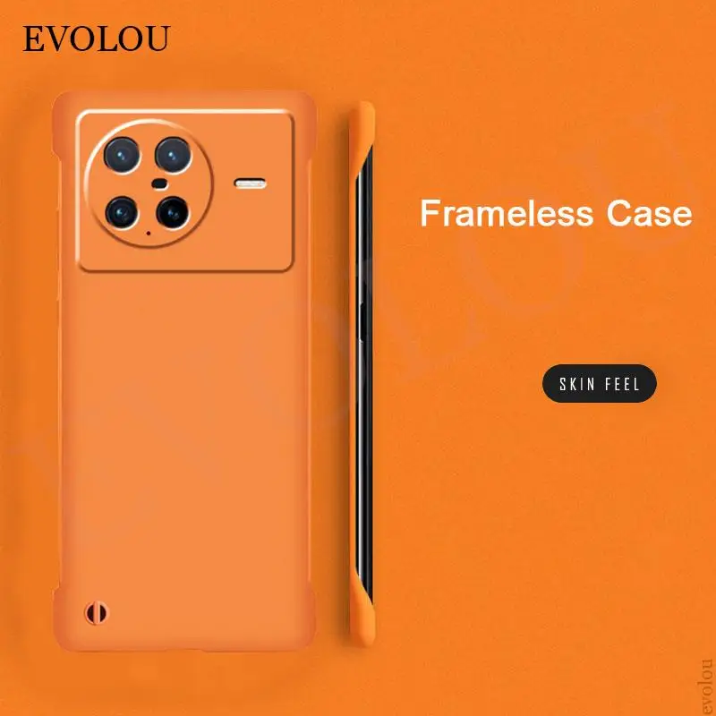 Ultra Thin Frameless Matte Skin Feel Hard Cover Case