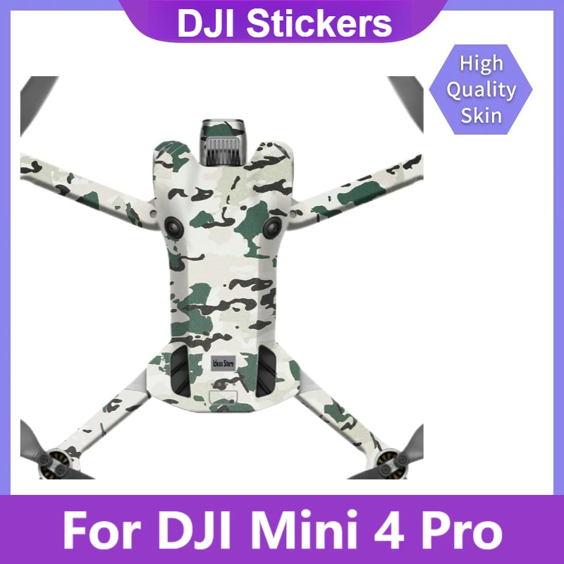 Skin Decal Completo Para DJI Mini 4 Pro – Calcomanía Impermeable Para Cuerpo, Brazos Y Mando RC2, Protección Antiarañazos Y Fácil Instalación