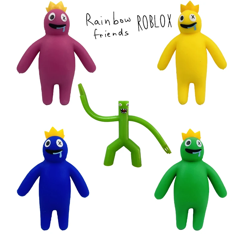 Roblox Rainbow Friends Soft Plush Toy Blue Green Red Yellow Kids, Birth  Gift UK