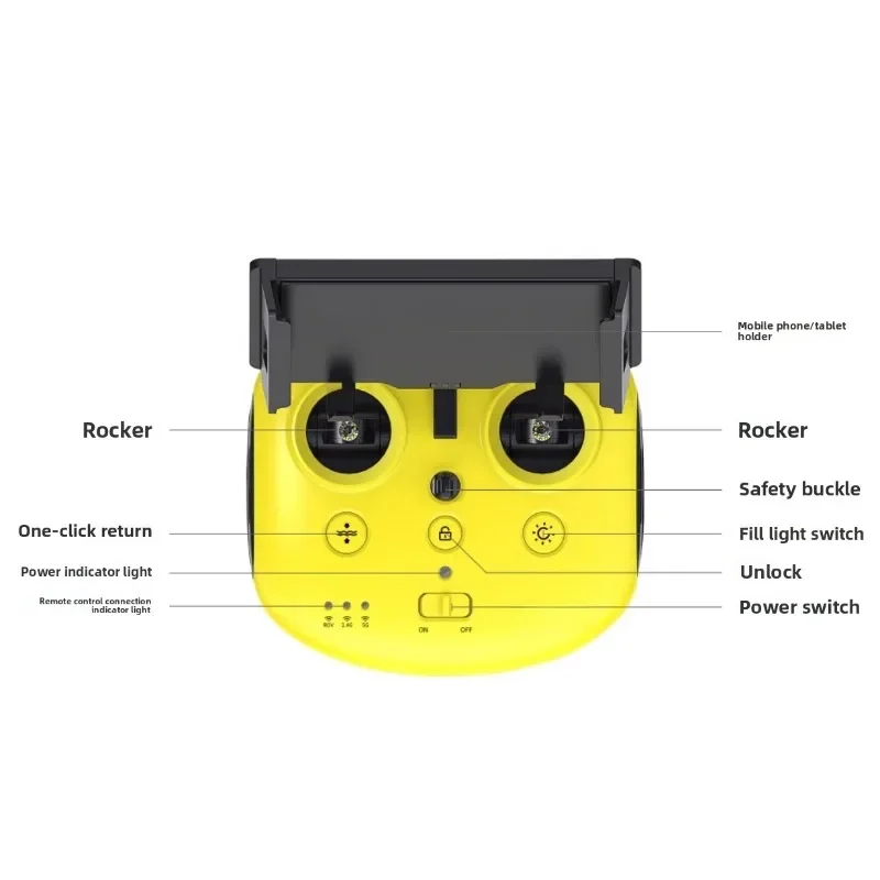 Caméra Action 4K avec Wifi, 100m Portée, Étanche IP68