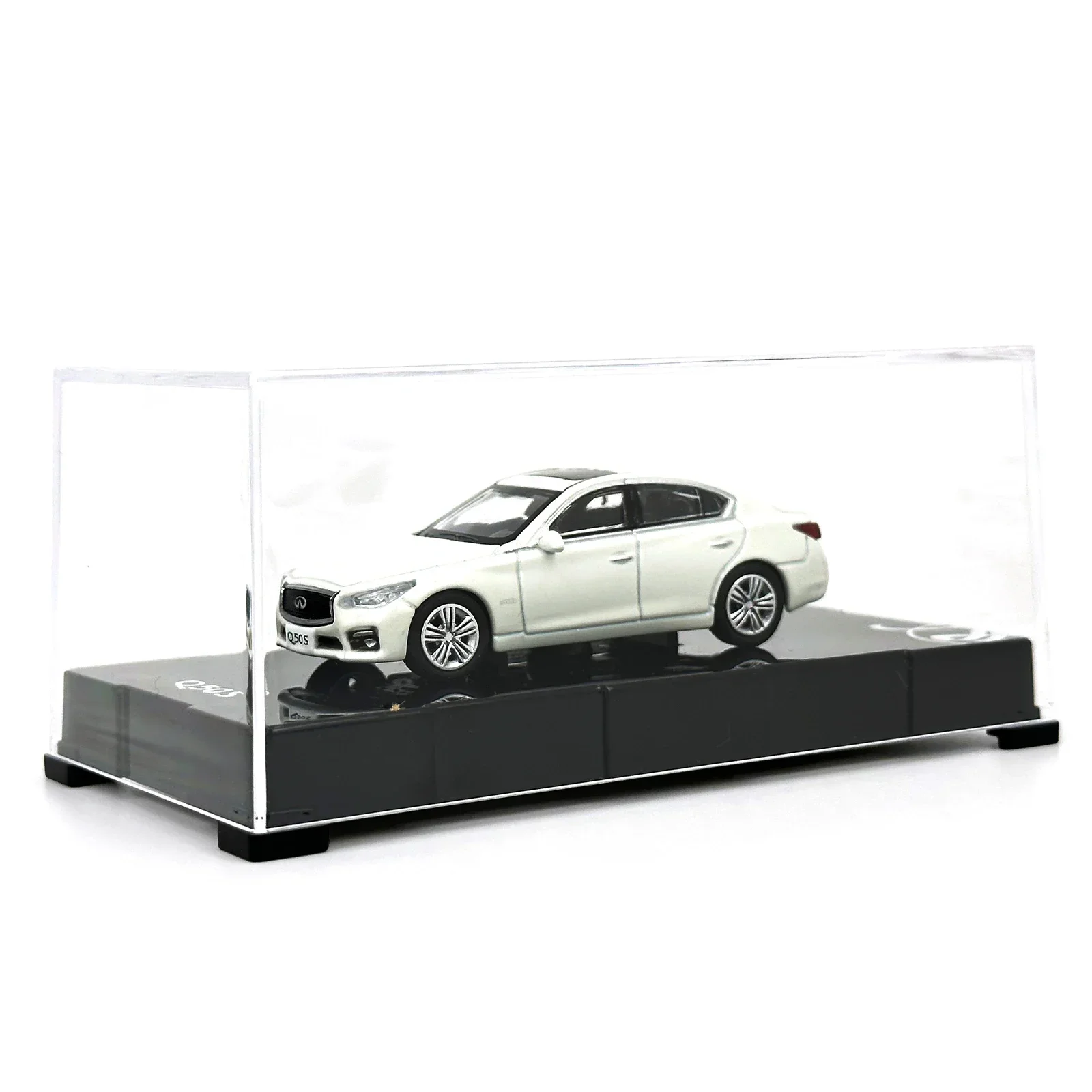 インフィニティ Q50 ミニカー ホワイト 1:64 Scale Paudi Infiniti Q50S White Diecast Model Miniature Toy