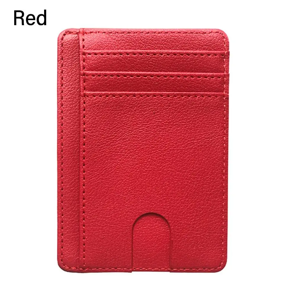 RFID Blocking Slim Leather Wallet – Anti-Theft Credit Card Holder with 8 Secure Slots