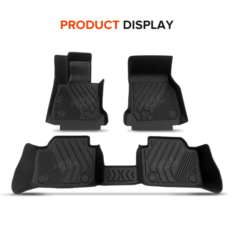 TPE Car Floor Mat For BMW 3 Series F30 2013-2019 2018 2017 2016 2015 2014 Interior Protector Accessories Custom Carpet Cover