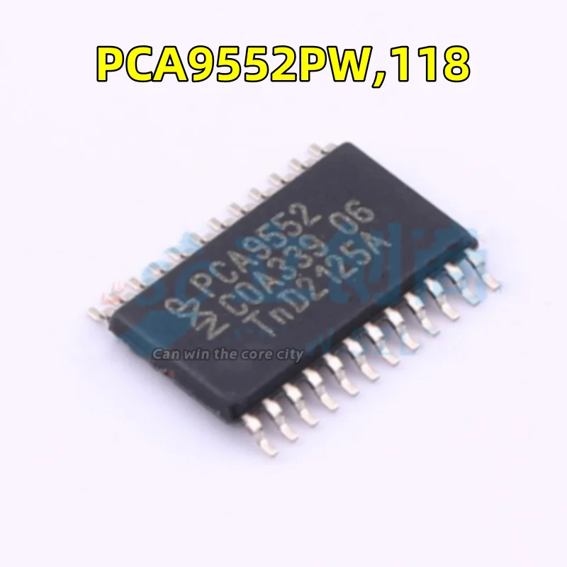 

5-100 PCS/LOT new PCA9552PW, 118 screen printed PCA9552 patch TSSOP-24 LED driver chip in stock