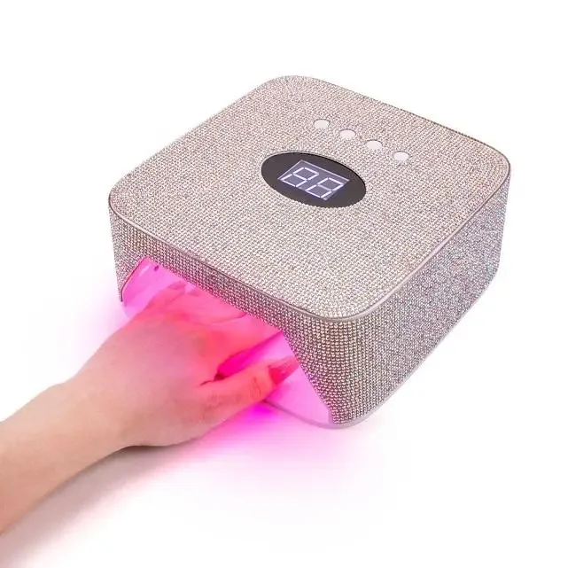 공장 맞춤형 블링 매니큐어 네일 광택제 건조기, 라인석 램프, UV LED 램프 및 드릴 용품 세트
