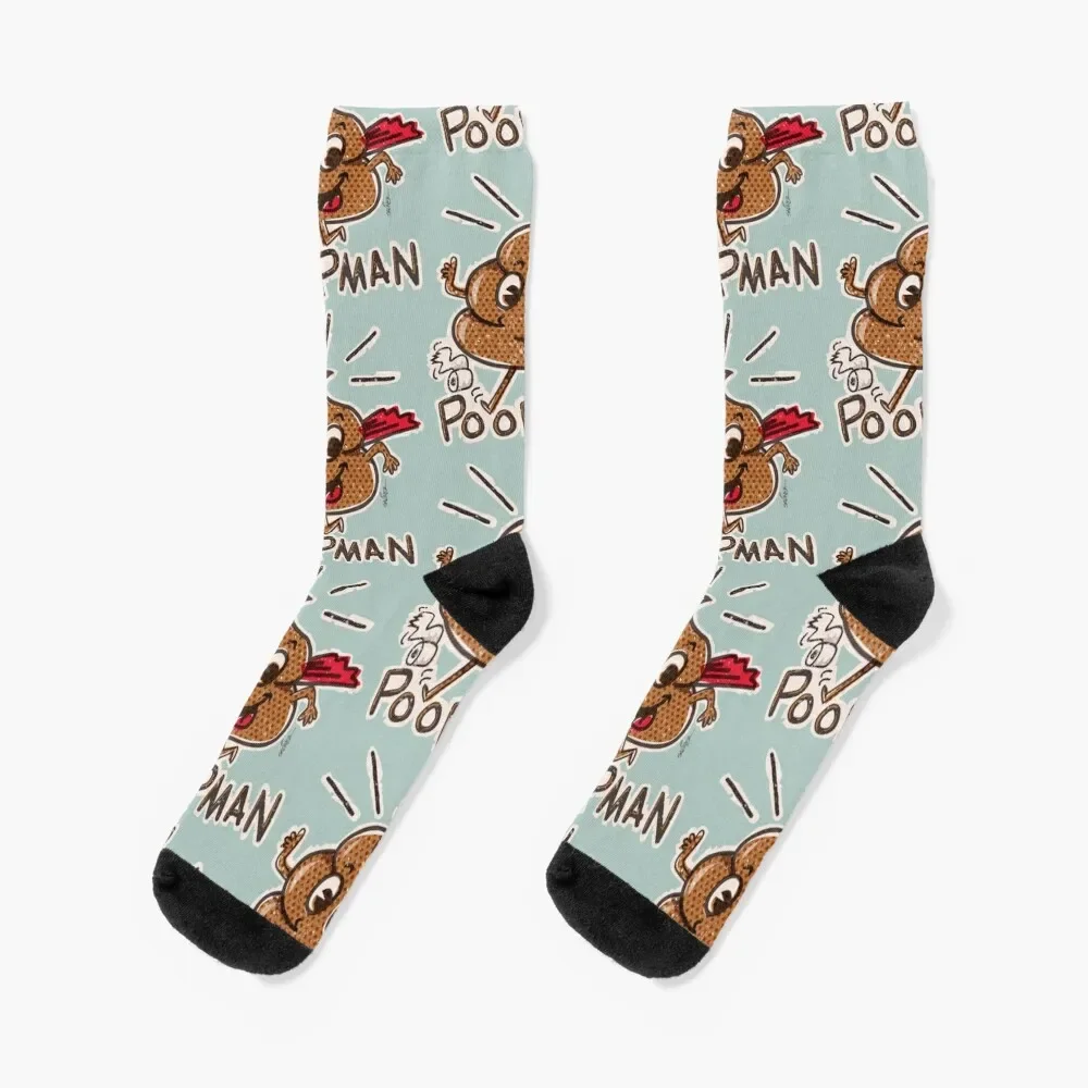 

Poopman Socks with print New year's warm winter new year Socks For Women Men's