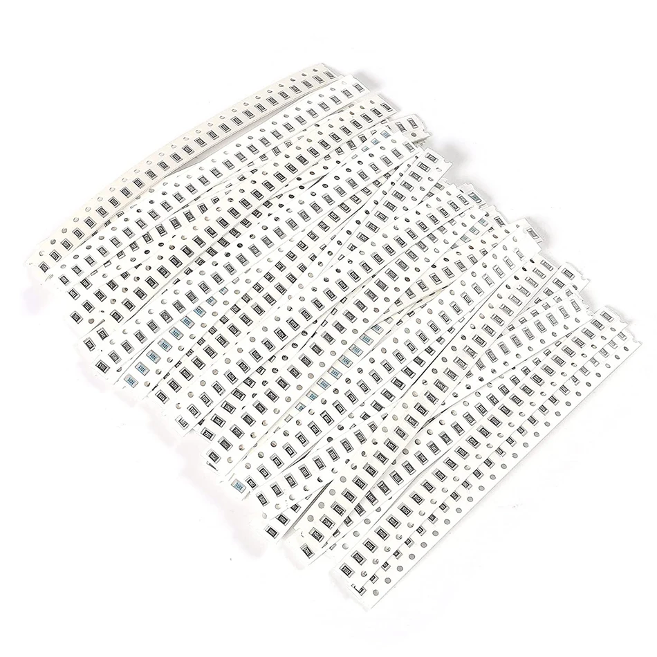 

1206 SMD Chip Fixed Resistor Kit 1% 1/4W 0.25W 1ohm -10M ohm 36 Value 25pcs Each Total 900pcs Chip Resistor Assorted Samples kit