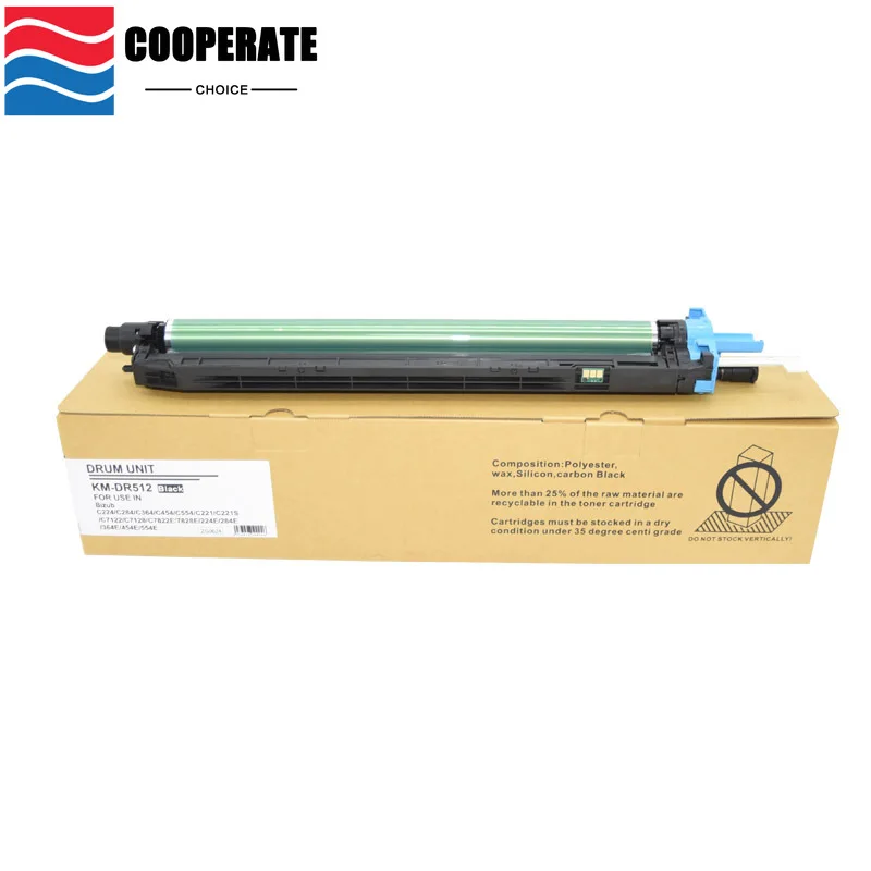 

Барабанная установка DR512 C224 для Konica Minolta Bizhub C284 C364 C454 C554 C221 C221S C281 C224e C284e C364e C454e Kit CMYK DR-512