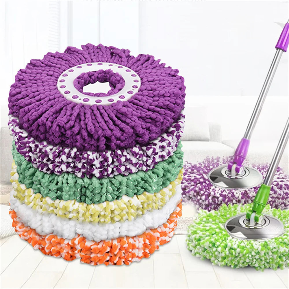360°Spin Magic Mop Refills Round Standard Size Mop Pads Mop Head for