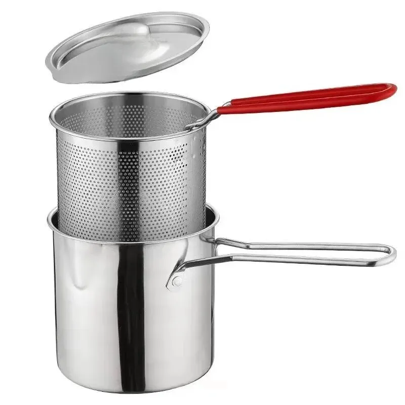 304 thick pot body [silicone handle blue leakage] with lid