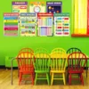 16Pcs English Decoration Drawing Wall Map Early Enlighten Poster Alphabet Chart Talking Educational Learning Toy for Kids Gift 4