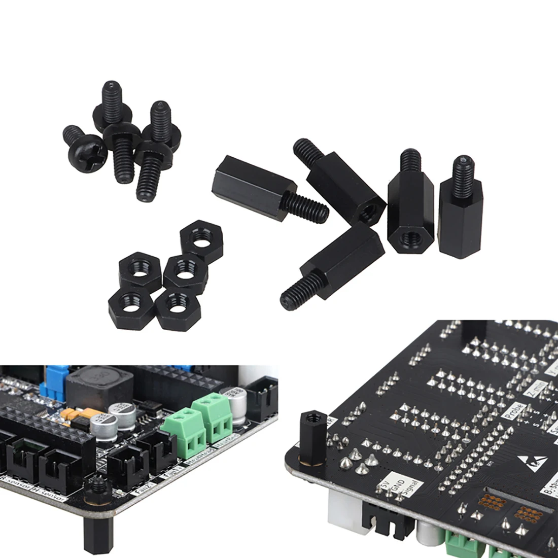 K Main Board Fastener Nylon Plastic Screw Nut Stud Accessories Package PCB Conductive 3D Printer Parts