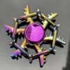 New Metal Rainbow Fidget Spinner Toys Anti Stress Fidget Toy Alloy Finger Gyro R188 Fingertip Adult Hand Toy EDC Gift 5