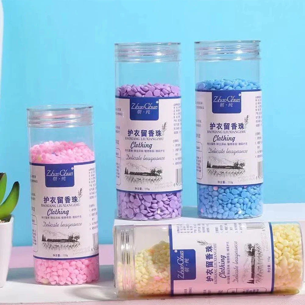 110g/Bottle 72 Hours Lasting Fragrance Clothes Protect Laundry Scent Beads Artifact Washing Machine Clean Detergent Supplies, laundry detergent,laundry beads