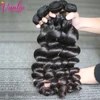 Vanlov 30 Inch Bundles Peruvian Loose Wave Hair Bundles 100% Human Hair Extensions 1/3/4pcs/Lot Long Hair Remy Hair Weave Bundle 3