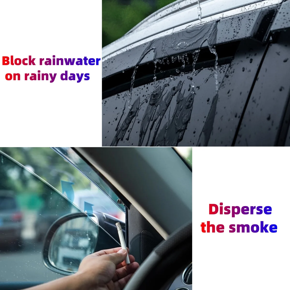 For Hyundai Tucson L 2015 Car Accessories Door Window Visor Deflector Awnings Shelters Sun Rain Guard