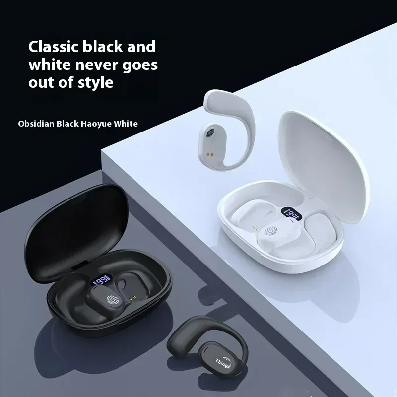 Lenovo Original Bone Conduction Earphones Bluetooth5.3 Wireless Sports Earbuds HiFi 9D Stereo Touch Control Noise Reduction