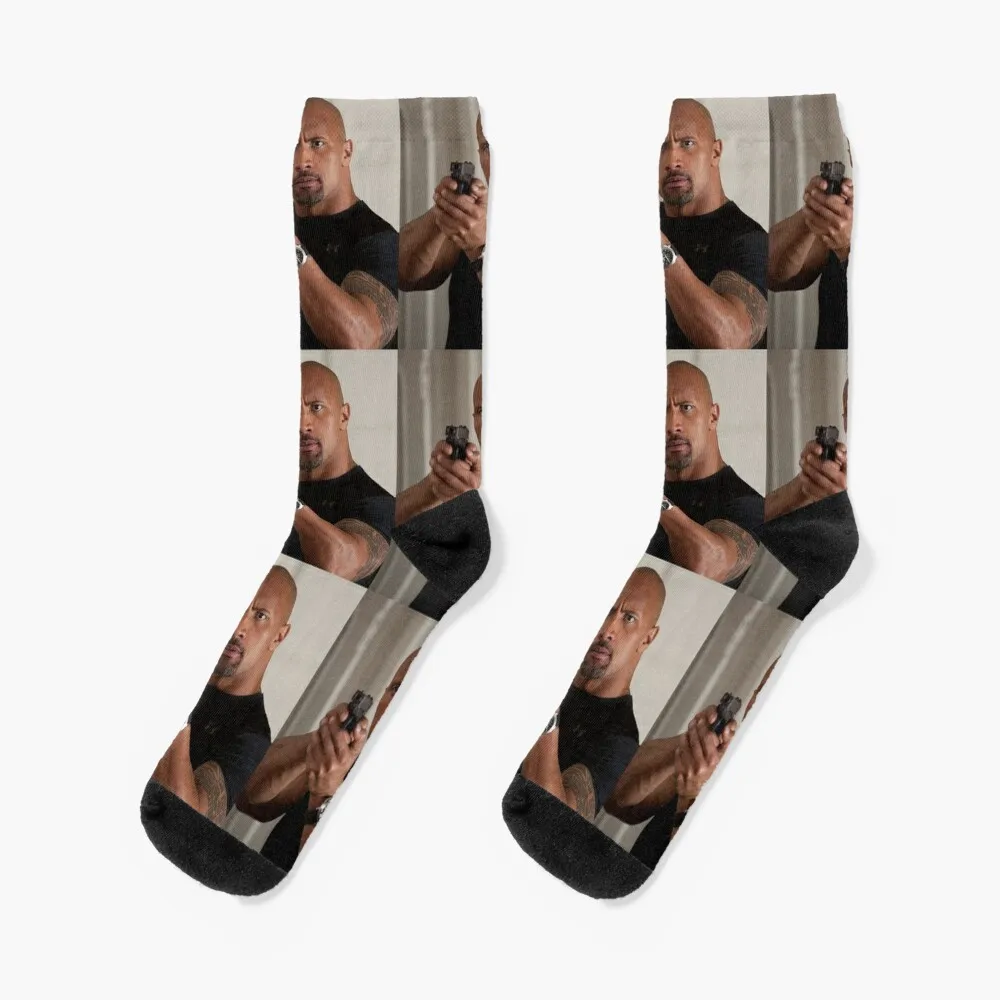 

dwayne johnson Socks winter thermal snow moving stockings gym Socks Woman Men's