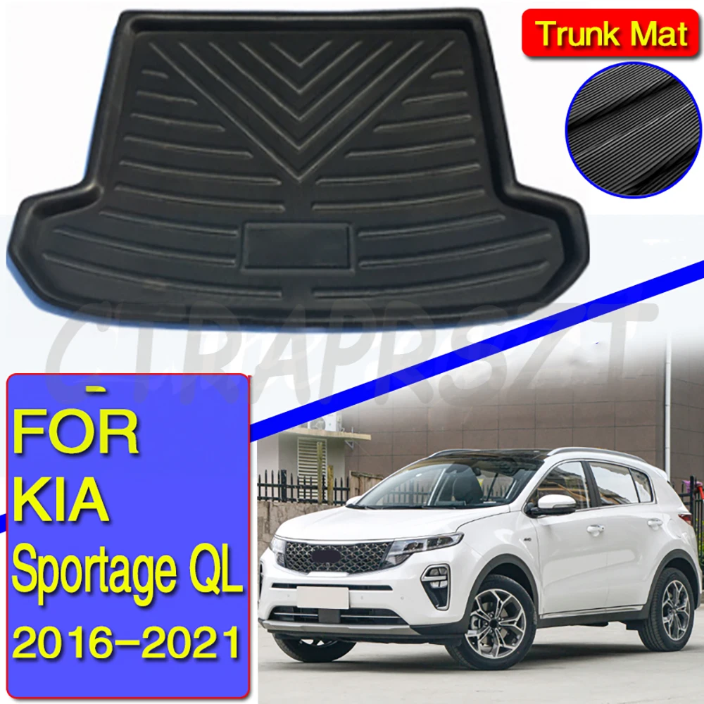 

Tailored Boot Liner Tray For Kia Sportage QL 2016~2021 2018 2019 Car Rear Trunk Cargo Mat Floor Sheet Carpet Mud Protective Pad