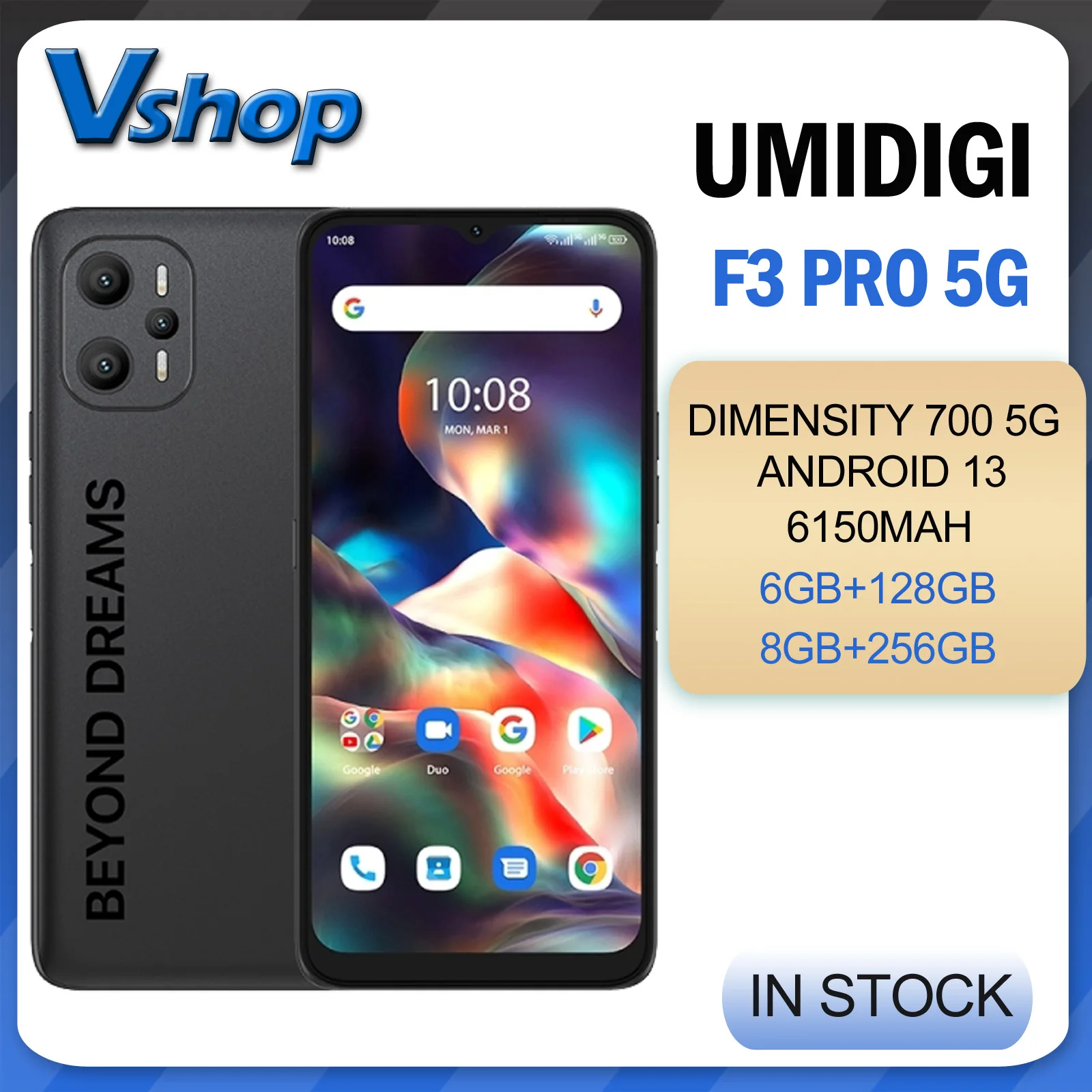【値下げ中】UMIDIGI SIMフリースマホ F3 Pro 5G UMIDIGI F3 Pro 5G【スペック】価格や発売日 | スマホBANK