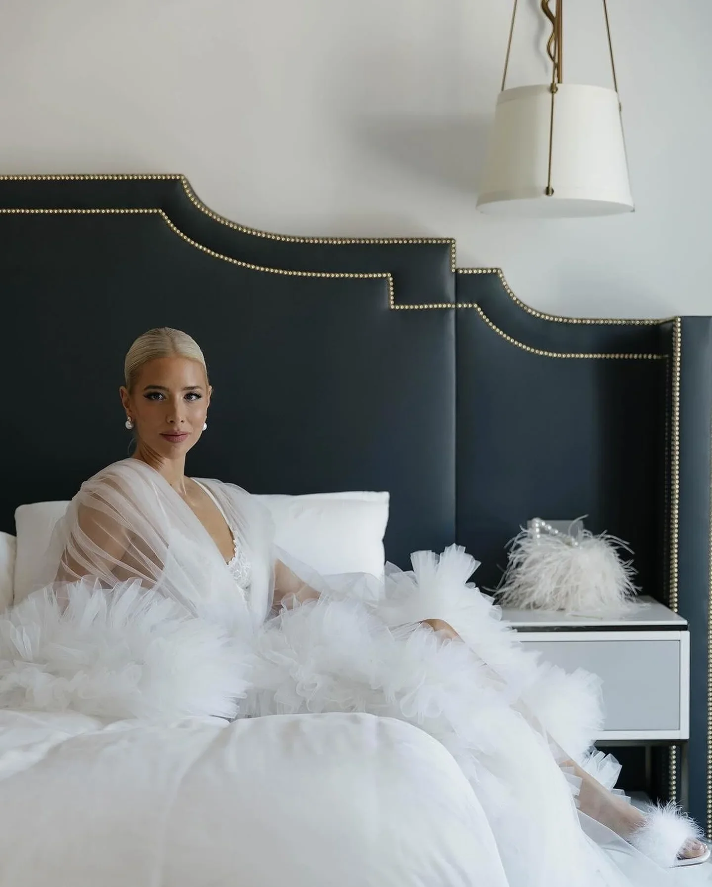 Ruffles Boho Sposa Abito Camicia da notte Abiti da sposa Servizio fotografico Vestaglia di maternità per fotografia Giacca da sposa personalizzata - immagine 5