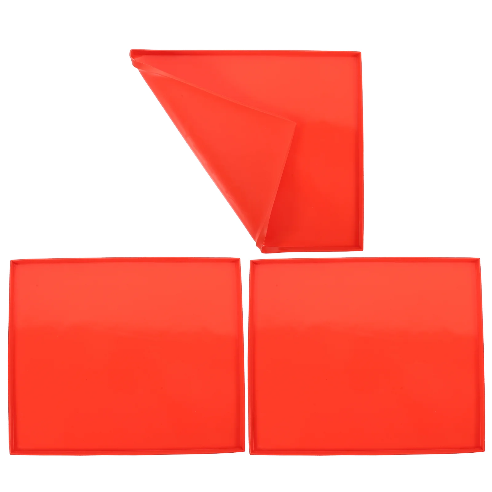 

Baking Mat Food Dehydrator Trays Dryer Silicone Pads for Household Red Silica Gel Mats Home