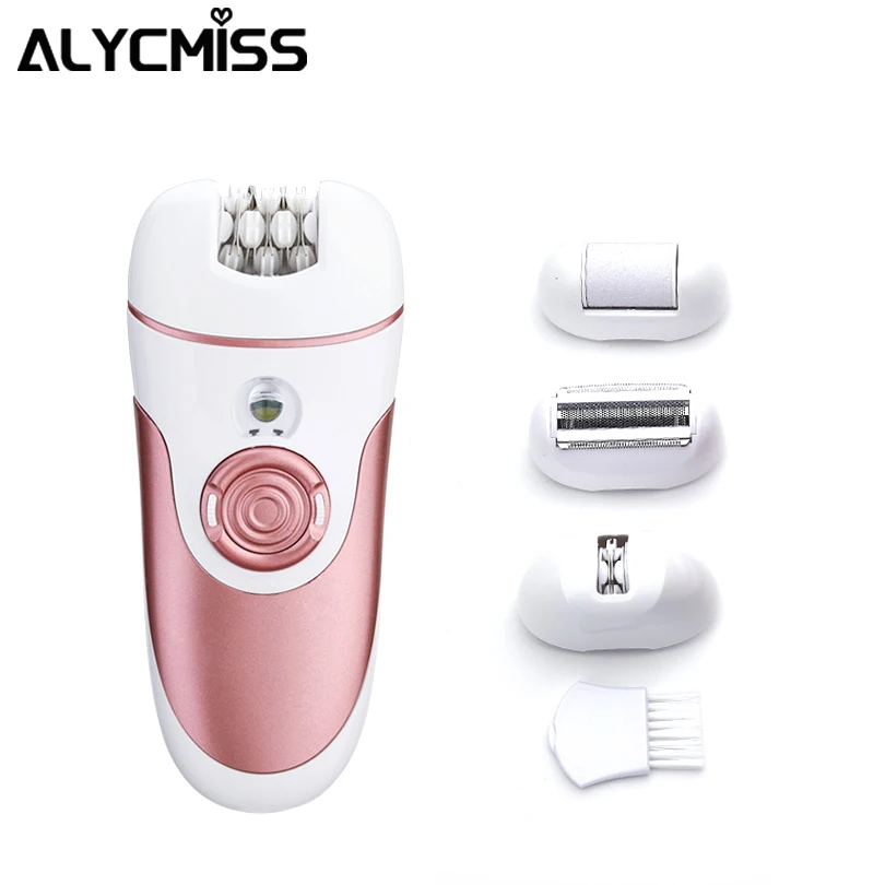 

Electric Tweezer Epilator Body Hair Remover for Women Bikini Razor 4 In 1 Lady Shaver for Lips Underarm Legs Facial Epilator