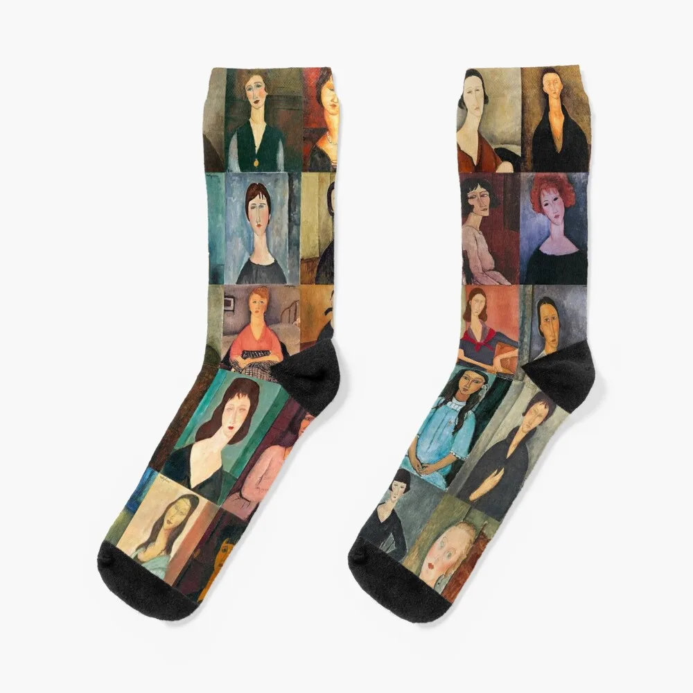 Amadeo Modigliani Socks cute socks winter socks winter thermal socks cool socks Man Socks Women's modigliani